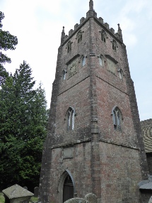The tower of the church in St Briavels