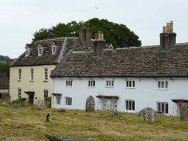 View from the churchyard in Newland.