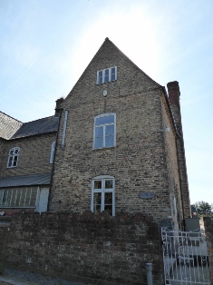 View of the farmhouse at Puckpool farm.