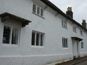 Cottages near the Church in Newland.